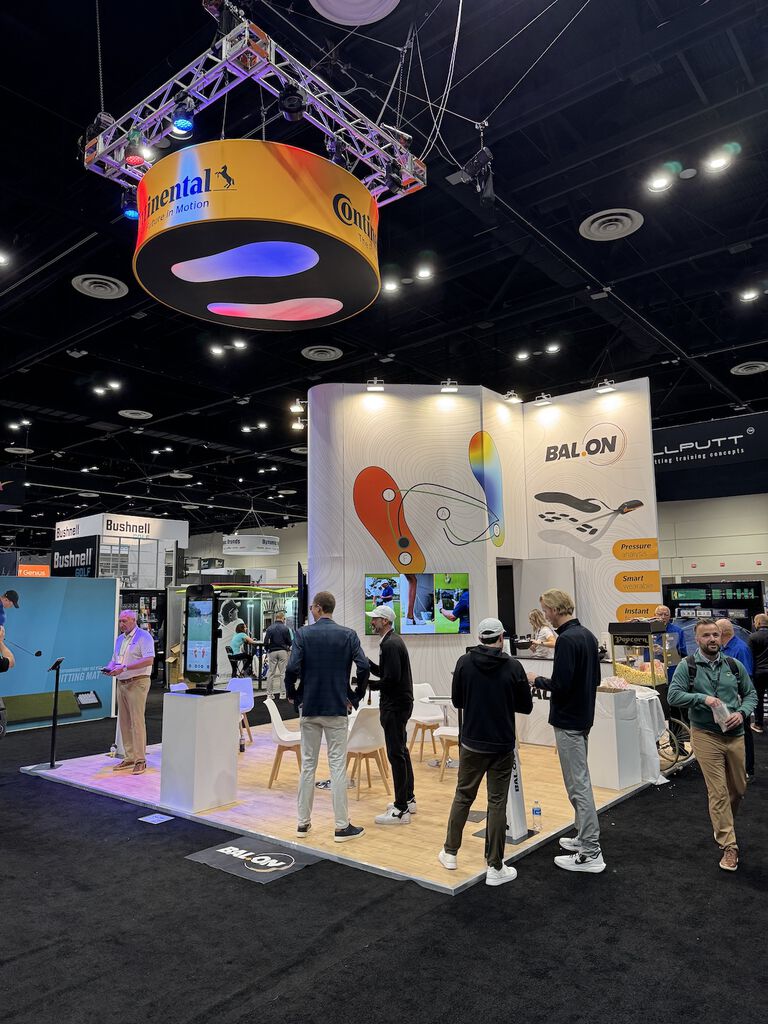 BAL.ON's booth at the PGA Show 2025