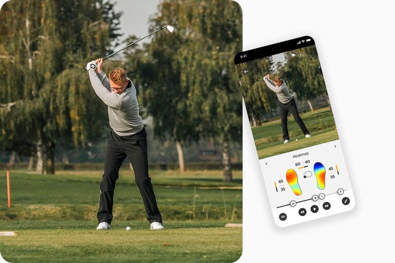 golf weight shift pressure data