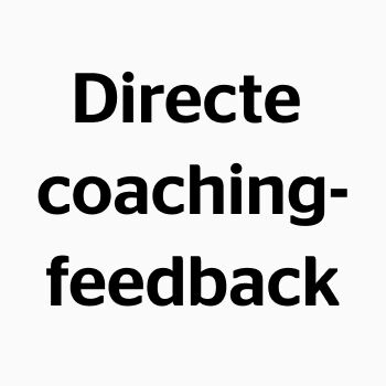 Directe coachingfeedback